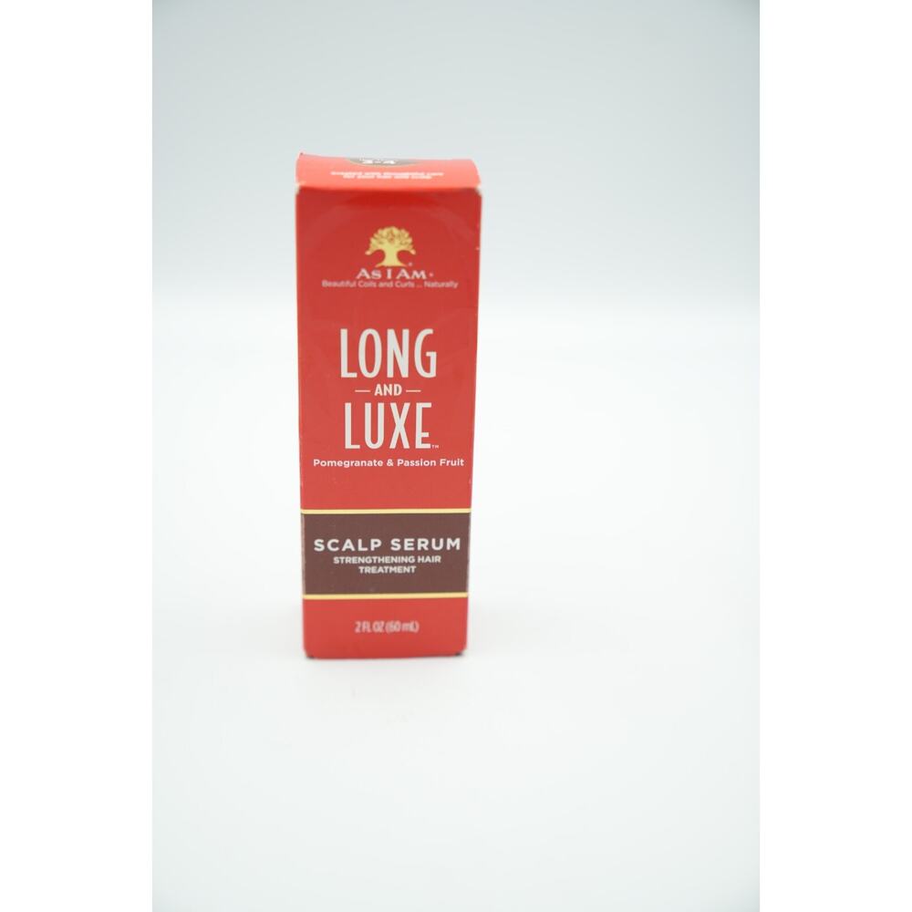 As I Am‎ Long & Luxe Scalp Serum Strengthening Hair Treatment 2 oz RARE type 2-3